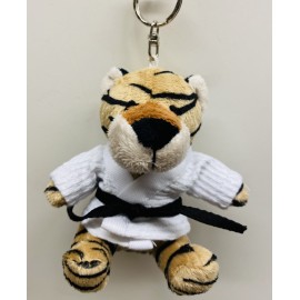 Tiger in Judo Gi Keychain