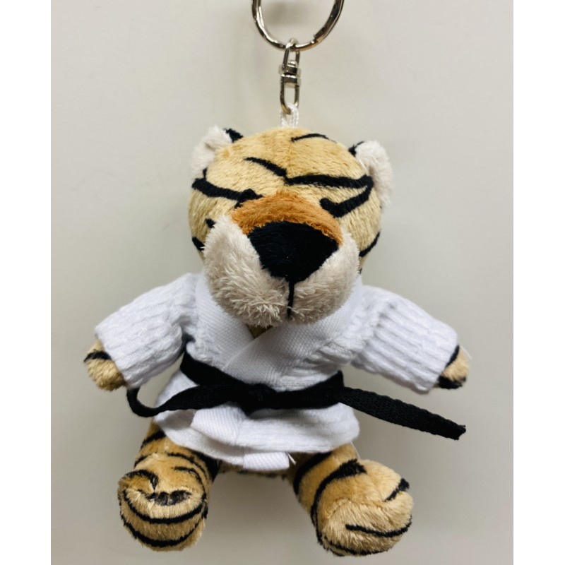tiger plush keychain