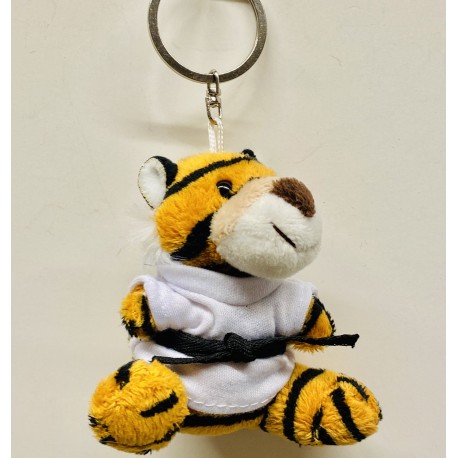 Baby Tiger in Judo Gi Keychain