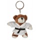Brown Bear in Judo Gi Keychain