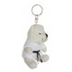 Polar Bear in Judo Gi Keychain