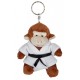 Monkey in Judo Gi Keychain